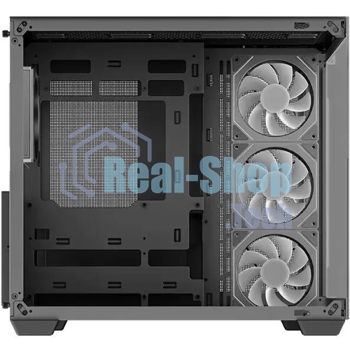 Компьютерный корпус Deepcool CG530 4F черный без БП ATX 2x120мм 2x140мм 2xUSB 2.0 1xUSB 3.0 audio bott PSU