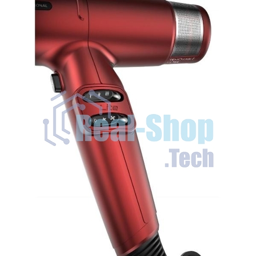 Фен GA.MA IQ LITE красный, 1600 Вт, компактный, ионизация