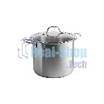 Кастрюля WEBBER BE-128-8L 8 л, 22 см, нержавеющая сталь, с крышкой