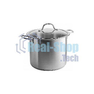 Кастрюля WEBBER BE-128-8L 8 л, 22 см, нержавеющая сталь, с крышкой