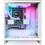 Система жидкостного охлаждения для ПК/Water Cooling System NZXT Kraken Elite 280 RGb (250W, 280мм, LED temp., белый/Fans: 2x140мм, 98.61CFM, 34.5dBA, 2000RPM/Pump height 65мм, 2800RPM, Rad thickness 27мм/S: 1851, 1700, 1200, 115X, AM5, AM4)