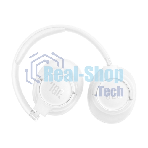 Беспроводные/проводные наушники JBL Tune 730BT белый, полноразмерные, Bluetooth + проводной, быстрая зарядка