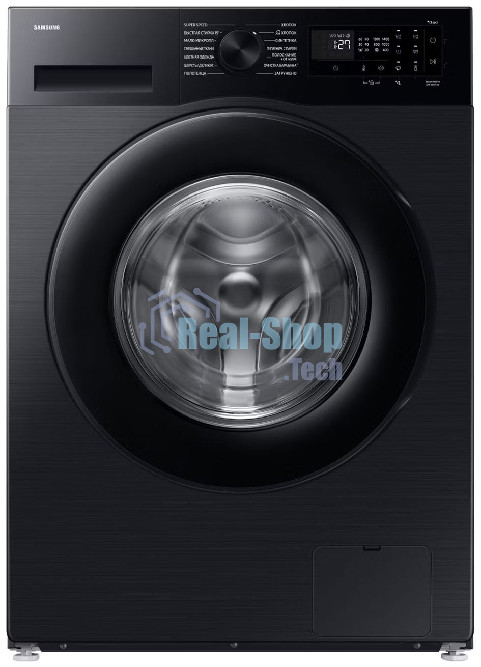 Стиральная машина Samsung WW90DG5U34ABLP черный, загрузка фронтальная 9 кг, 1400 об/мин., класс: A