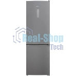 Холодильник Hotpoint HT 5180 MX нержавеющая сталь/серебристый двухкамерный 220/78 л морозилка снизу, No Frost