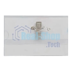 Бейдж Silwerhof 380012-00 90х56мм горизонтальный булавка+зажим
