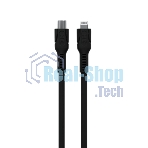 Кабель MORE CHOICE (4620202553690) K65ia 2м USB 3.0A PD 27W для Lightning ng 8-pin 2 м, черный