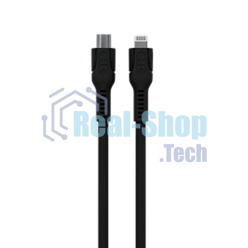 Кабель MORE CHOICE (4620202553690) K65ia 2м USB 3.0A PD 27W для Lightning ng 8-pin 2 м, черный