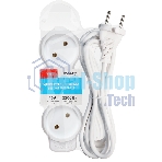Удлинитель бытовой Smartbuy (SBE-10-3-05m-N) 3 гн х 5,0 м белый