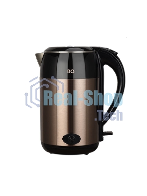 Электрочайник BQ KT1800SW черный, 1.8 л, 2200 Вт, скрытый нагревательный элемент