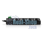 Сетевой фильтр SVEN SF-08E-16 5,0 м (8 розеток с защитными шторками,16А) черный, цветная коробка SV-021726