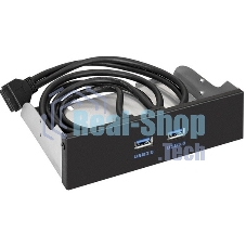 Планка USB на переднюю панель ExeGate U5H-615, 5,25