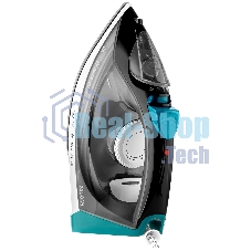 Утюг BRAYER BR4008 серый/зеленый, 2400 Вт, 25 г/мин, 140 г/мин, 330 мл