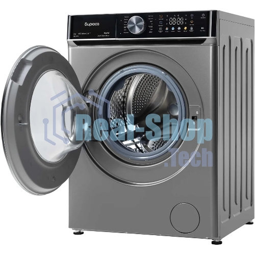 Стиральная машина Бирюса WM-SC914/15 W перламутровый синий, загрузка фронтальная 9 кг, 1400 об/мин, класс А+++