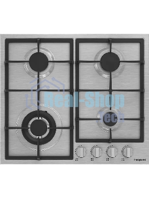 Газовая варочная панель Hotpoint HGMT 642 W IX, независимая, серебристый