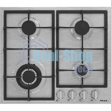 Газовая варочная панель Hotpoint HGMT 642 W IX, независимая, серебристый Газовая варочная панель Hotpoint HGMT 642 W IX, независимая, серебристый