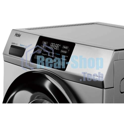 Стиральная машина Haier HW70-BP12919S серебристая, загрузка фронтальная 7кг, 1200 об/мин., класс: A+++
