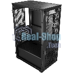 Компьютерный корпус Bloody BD-CC106F черный без БП ATX 4x120мм 1xUSB 2.0 1xUSB 3.0 audio bott PSU