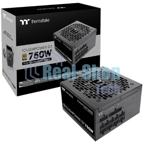 Блок питания Thermaltake ATX 750W Toughpower GT Gen.5 80+ gold (20+4pin) APFC 140мм fan 9xSATA Cab Manag RTL