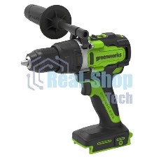 Дрель-шуруповерт GREENWORKS GD24DD140, 24 В, 4 Ач, 140 Нм, бесщеточный, ударный