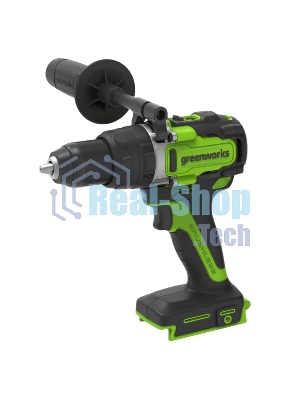 Дрель-шуруповерт GREENWORKS GD24DD140, 24 В, 4 Ач, 140 Нм, бесщеточный, ударный