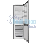 Холодильник Hotpoint HT 5180 MX нержавеющая сталь/серебристый двухкамерный 220/78 л морозилка снизу, No Frost