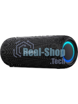 Колонка портативная Digma D-PS1524 черный 20W 2.0 BT 10м 2000mAh