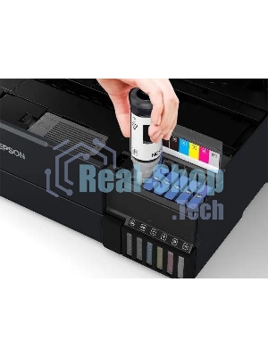 МФУ струйное Epson L8180 (C11CJ21403/C11CJ21402) A3 Duplex Net WiFi USB RJ-45 черный