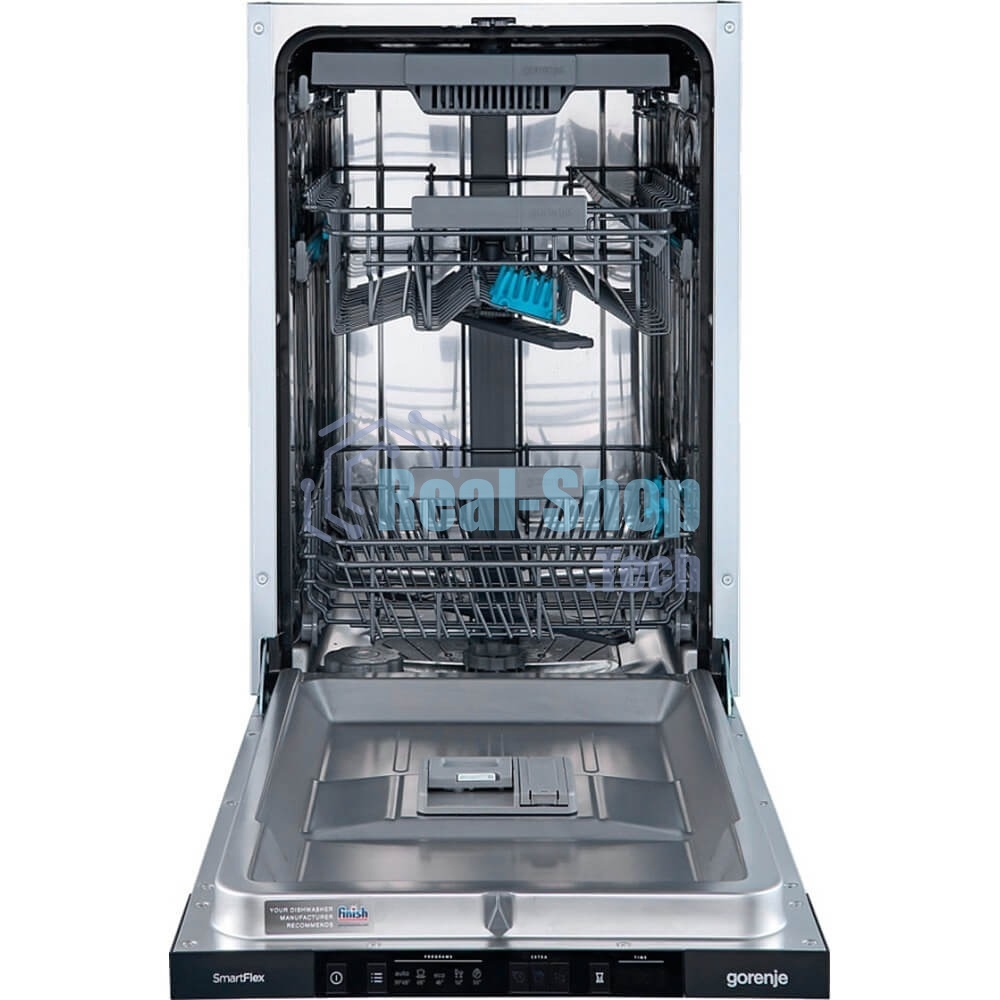 Встраиваемая посудомоечная машина GORENJE GV561D11 Встраиваемые ПММ шириной 45 см,Количество корзин:3,Бак из нержавеющей стали,Защита от перелива: Полный AquaStop,Расход воды на цикл: 9 л,Уровень шума: 45 дБ (А) относительно 1 пВт,Габаритные размеры (вхшхг): 81,5 × 44,8 × 55 см