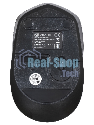 Мышь беспроводная Oklick 488MW синий/черный, 1600 dpi, радиоканал, USB, кнопки - 4
