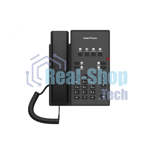 Телефон IP Fanvil H1-2 Wire черный