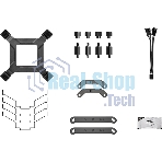 Кулер для процессора PCCooler RT620 BK (250W, 4-pin PWM, 157mm, Al/Cu, 6x6mm, 2x120mm, 73.32CFM, 34.9dBA, 2200RPM, S: 1851/1700/1200/115X, AM5/AM4, black)