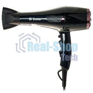 Фен Delta DL-0908 черный/коричневый, 2000 Вт