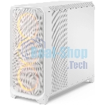 Корпус Fractal Design Meshify 3 XL White RGB TG Clear Tint, Midi-Tower, белый, 3 x 140 мм