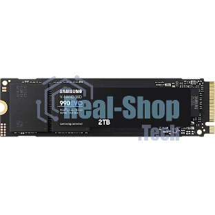 Накопитель SSD Samsung 990 EVO, 2000Gb, PCIe 4.0 x4, M.2 2280, NVMe, R/W 5000/4200