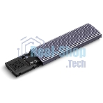 Внешний корпус для SSD Netac WH51 External SSD Case M.2 NVMe/SATA, with A to C cable, Aluminum