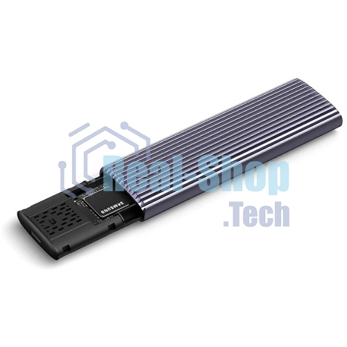 Внешний корпус для SSD Netac WH51 External SSD Case M.2 NVMe/SATA, with A to C cable, Aluminum