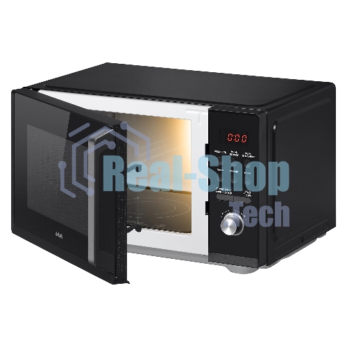 Микроволновая печь BBK 25MWS-954T/B черный, 25 л, 900 Вт, переключатели - кнопки, поворотный механизм