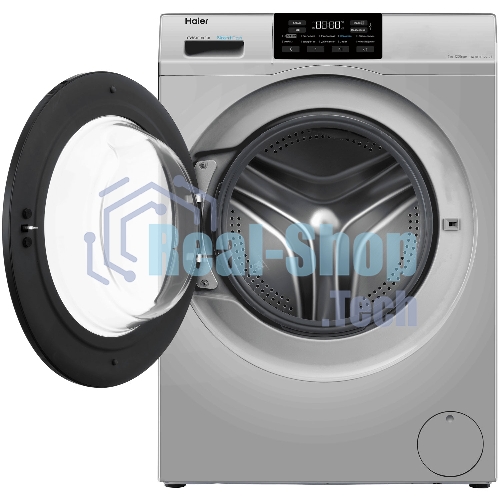 Стиральная машина Haier HW70-BP12919S серебристая, загрузка фронтальная 7кг, 1200 об/мин., класс: A+++