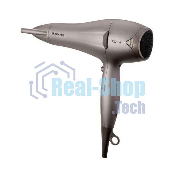 Фен BRAYER BR3006 коричневый, 2200 Вт