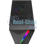 Компьютерный корпус Bloody BD-CC106F черный без БП ATX 4x120мм 1xUSB 2.0 1xUSB 3.0 audio bott PSU