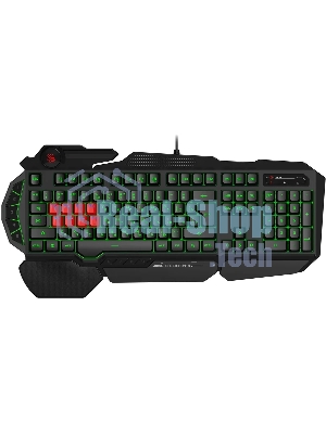 Клавиатура A4Tech Bloody B318 черный USB Multimedia Gamer LED (подставка для запястий)
