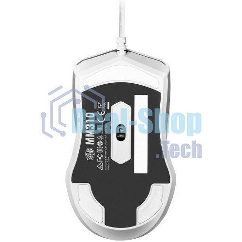 Мышь проводная Cooler Master MM-310-WWOL1 белый, 12000 dpi, USB Type-A, кнопки - 6