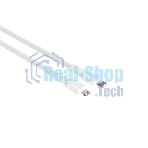 Кабель MORE CHOICE (4620202553713) K65ia 2м USB 3.0A PD 27W для Lightning ng 8-pin - 2 м, белый