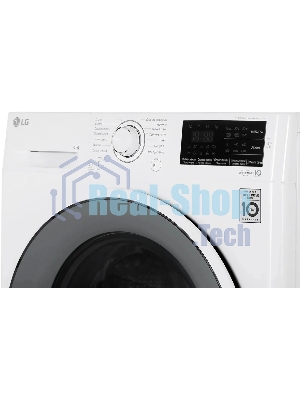 Стиральная машина LG F2J6TN0W белый, загрузка фронтальная 8 кг, 1200 об/мин, класс A