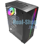Компьютерный корпус Bloody BD-CC106F черный без БП ATX 4x120мм 1xUSB 2.0 1xUSB 3.0 audio bott PSU