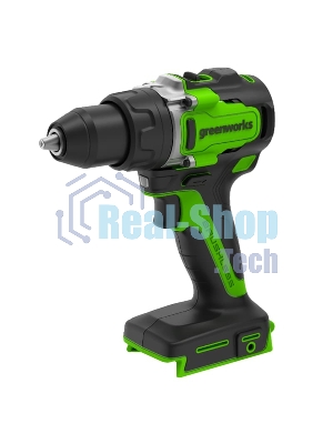 Дрель-шуруповерт GREENWORKS GD24DD90, 24 В, 0 Ач, 90 Нм, бесщеточный, ударный
