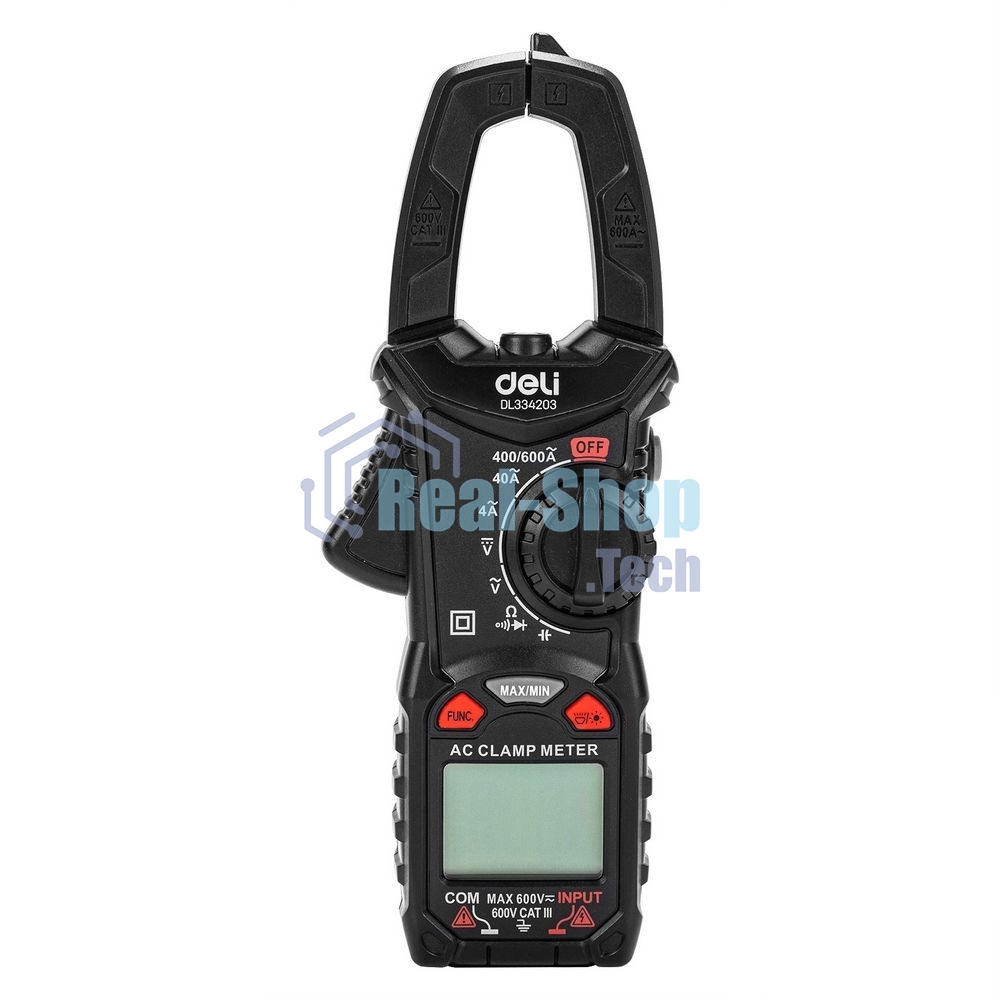 Токоизмерительные клещи цифровые Deli DL334203