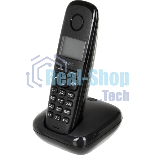 Радиотелефон Dect Gigaset A170 DUO черный (труб. в компл.:2шт) АОН