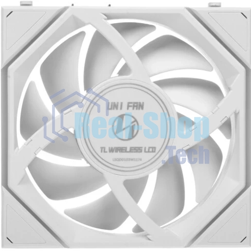 Вентилятор для корпуса Lian-Li Uni Fan TL Wireless LCD 120 LCD Reverse ARGB 120х124.5x28 белый 4-pin 31дБ (G99.12RTLLCD1W1W.R0) Ret