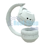 Беспроводные наушники MORE CHOICE HW11 белый, накладные, Bluetooth, до 6 ч